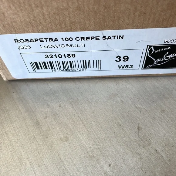 Christian louboutin Rosapetra multi color stiletto sandal 100mm sz 39 - Picture 7 of 11